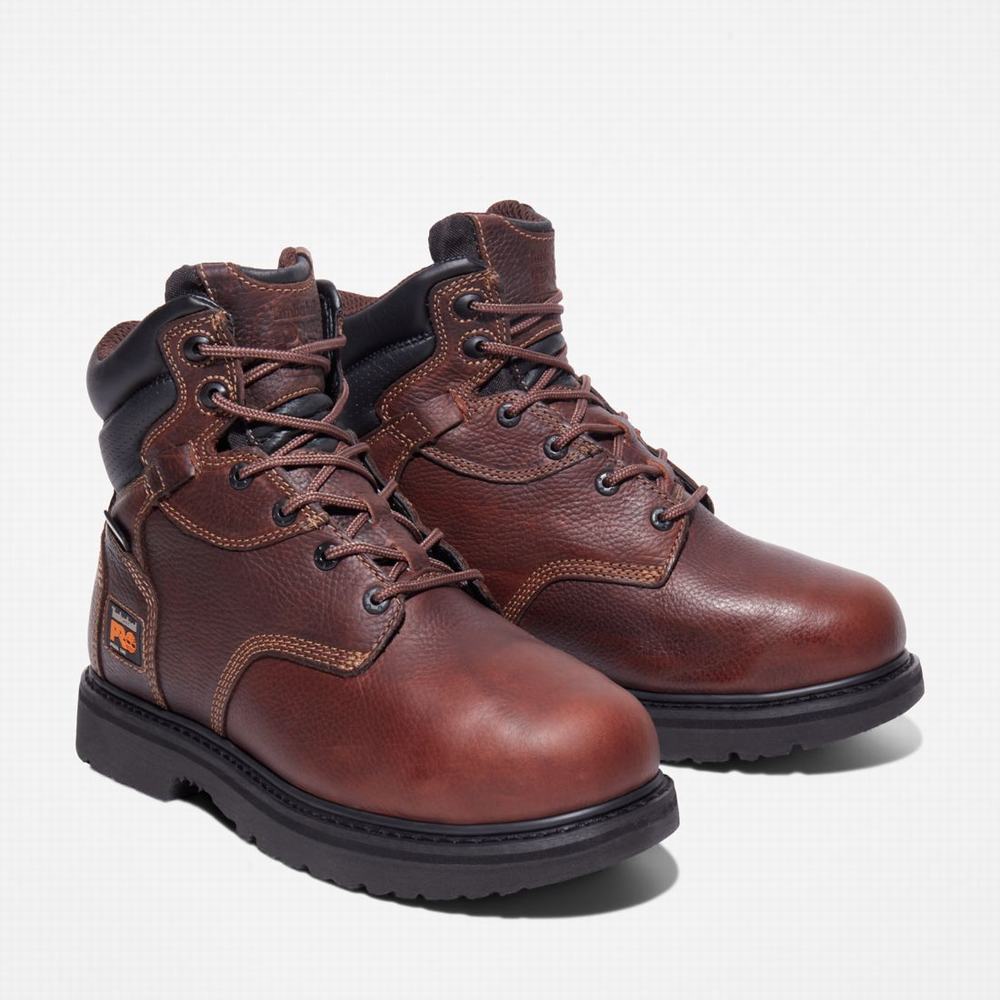 Timberland Met Guard Steel Burunlu Iş Botu Erkek Bordo | TR-6841Z