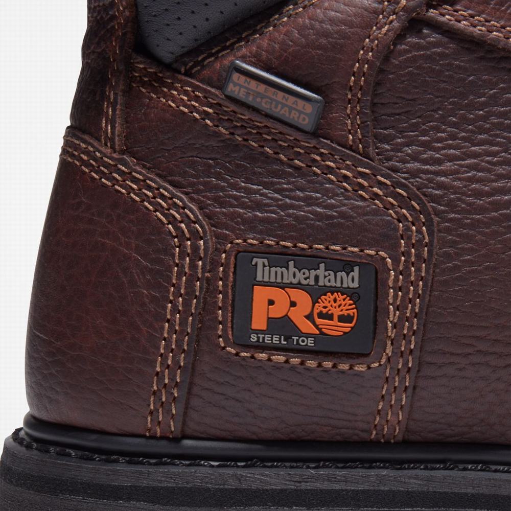 Timberland Met Guard Steel Burunlu Iş Botu Erkek Bordo | TR-6841Z