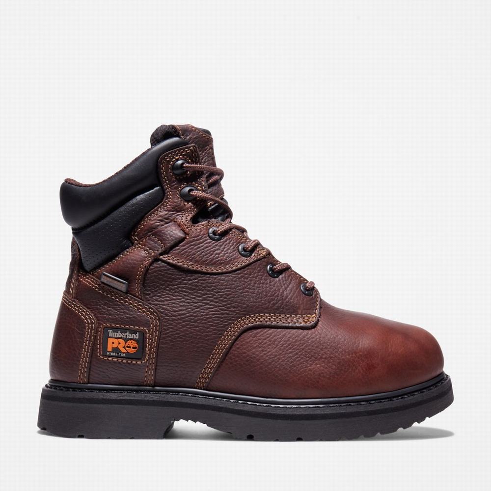 Timberland Met Guard Steel Burunlu Iş Botu Erkek Bordo | TR-6841Z