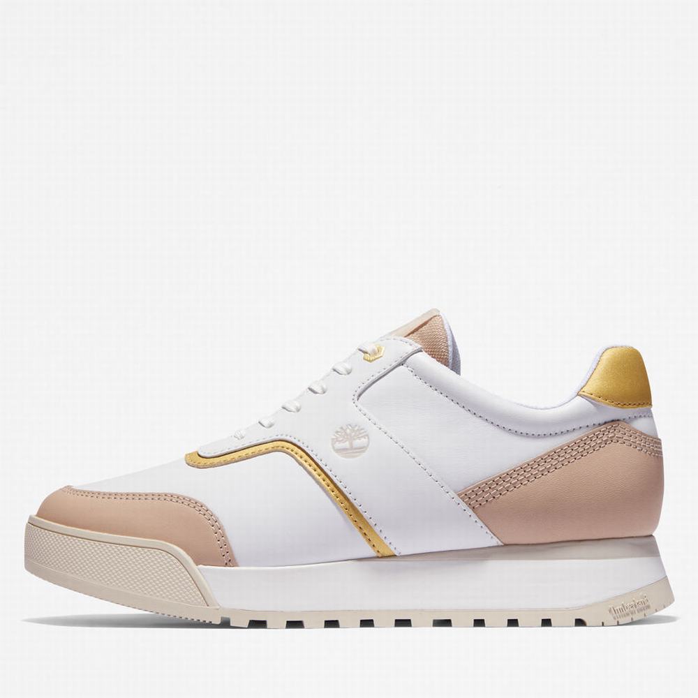 Timberland Miami Coast Leather Spor Ayakkabı Kadın Beyaz | TR-5384Z