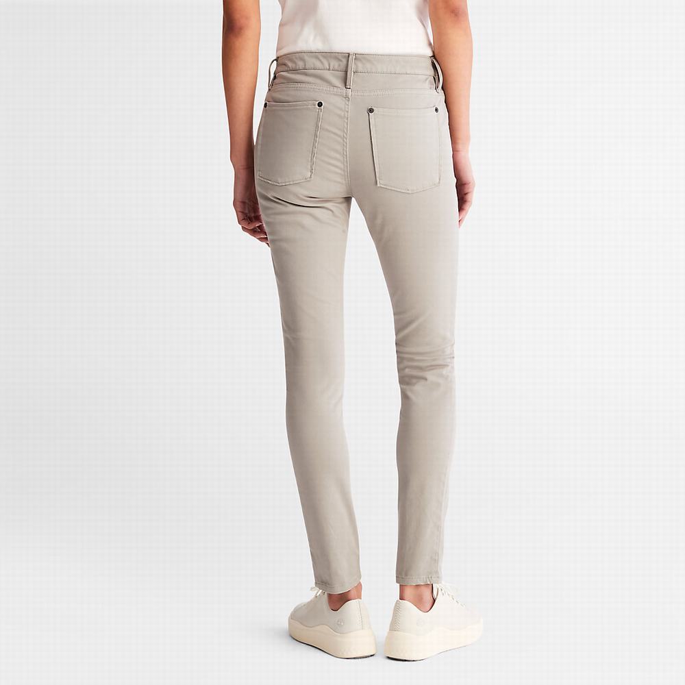 Timberland Mid-rise Super-skinny Pantolon Kadın Gri | TR-1768H