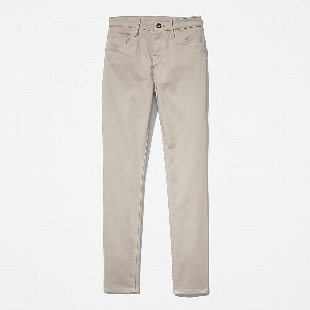 Timberland Mid-rise Super-skinny Pantolon Kadın Gri | TR-1768H