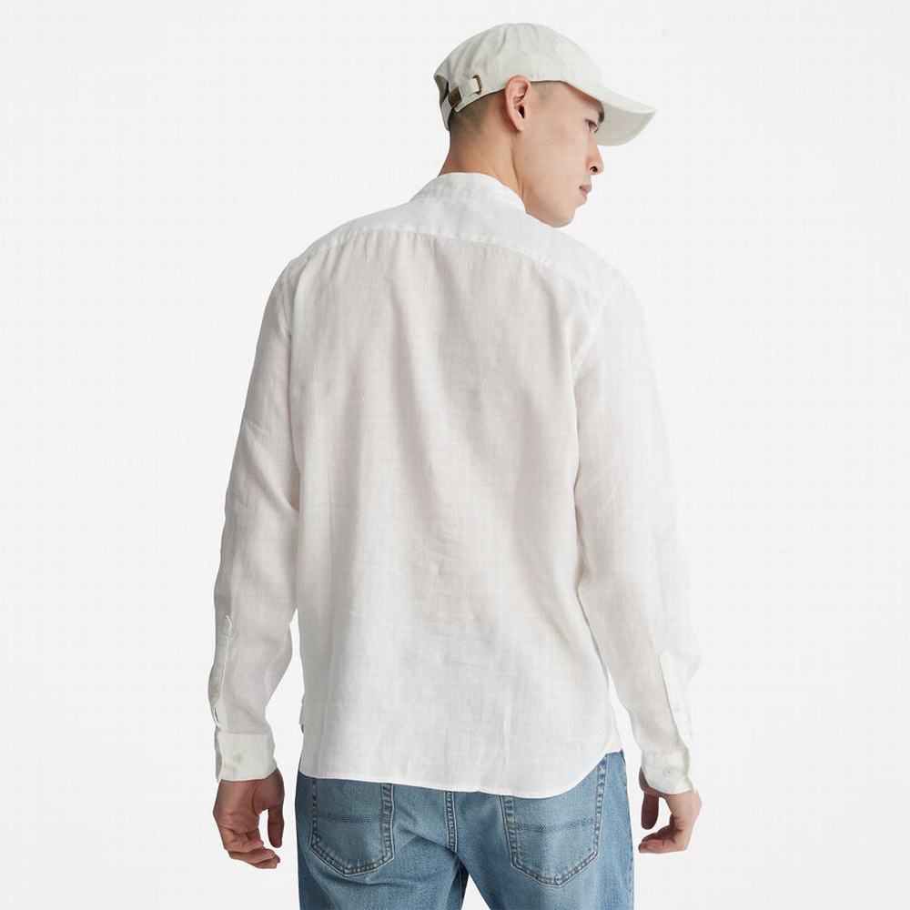 Timberland Mill River Linen Gömlek Erkek Beyaz | TR-5638R