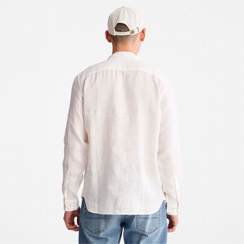 Timberland Mill River Linen Gömlek Erkek Beyaz | TR-5638R