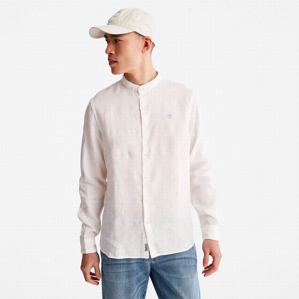 Timberland Mill River Linen Gömlek Erkek Beyaz | TR-5638R