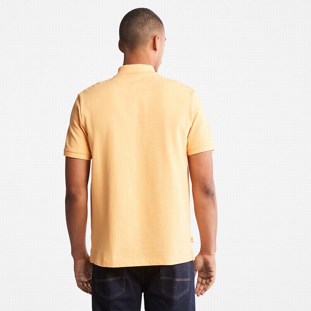 Timberland Millers River Pique Polo Gömlek Erkek Sarı | TR-0534H