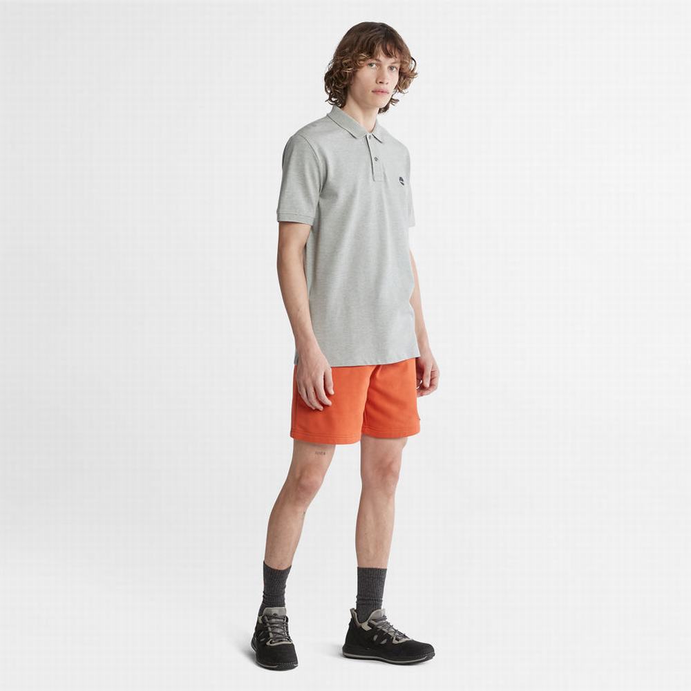 Timberland Millers River Pique Polo Gömlek Erkek Gri | TR-0748X