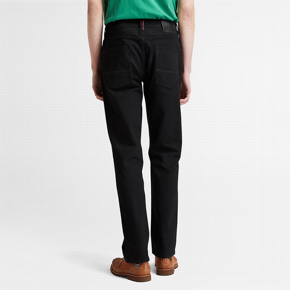 Timberland Moto Guzzi x Timberland® Selvedge Kot Pantolon Erkek Siyah | TR-2637A