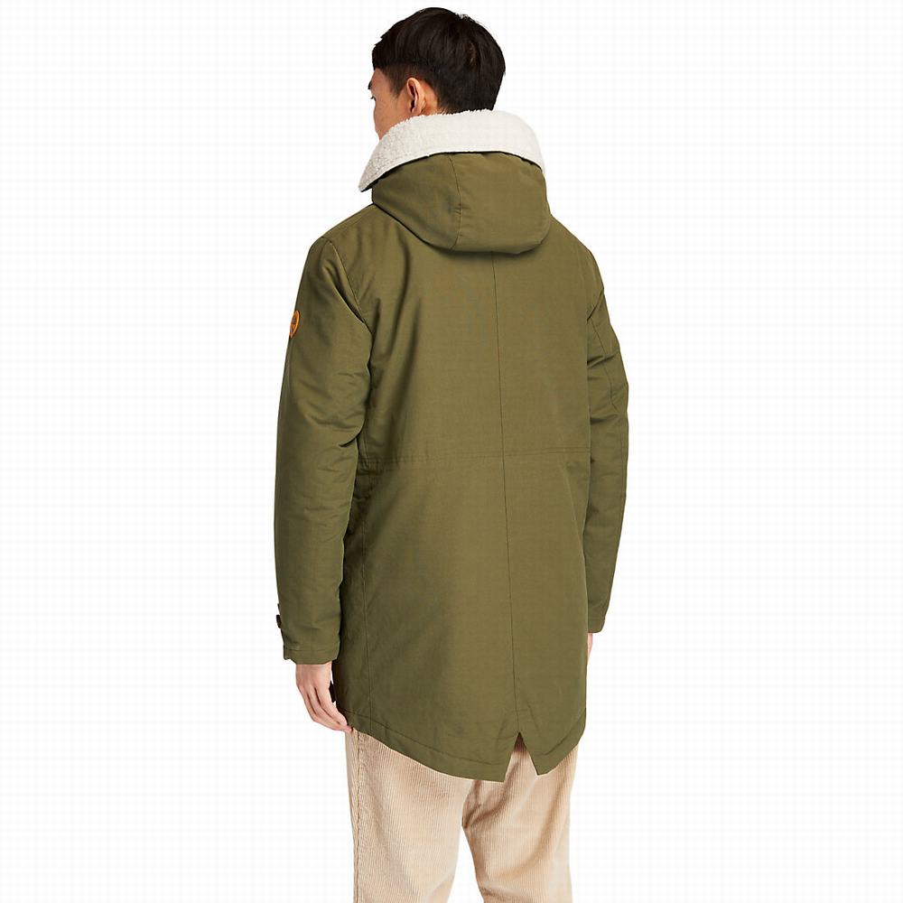 Timberland Mount Kelsey Fishtail Parka Ceketler Erkek Koyu Yeşil | TR-4183J