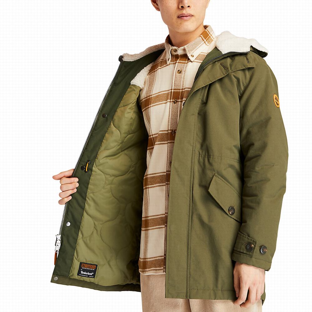 Timberland Mount Kelsey Fishtail Parka Ceketler Erkek Koyu Yeşil | TR-4183J