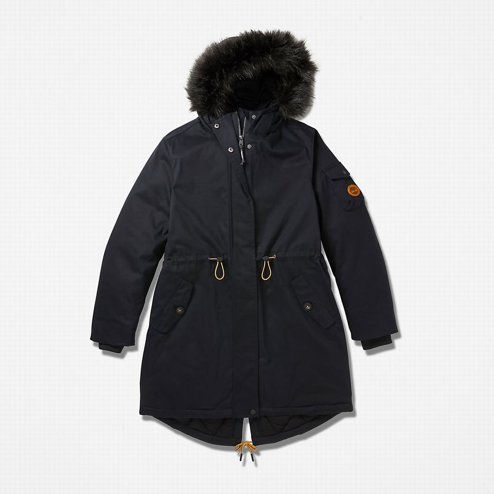 Timberland Mount Kelsey Fleece-lined Parka Ceketler Kadın Siyah | TR-6140F