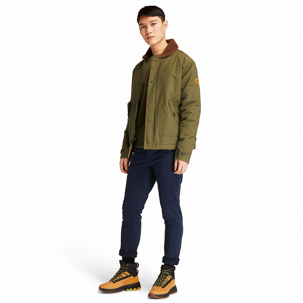 Timberland Mount Kelsey N1 Deck Ceket Erkek Koyu Yeşil | TR-0537J