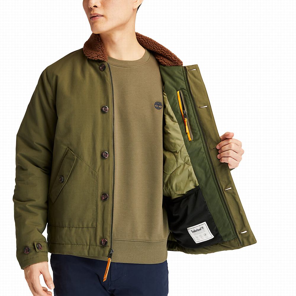 Timberland Mount Kelsey N1 Deck Ceket Erkek Koyu Yeşil | TR-0537J