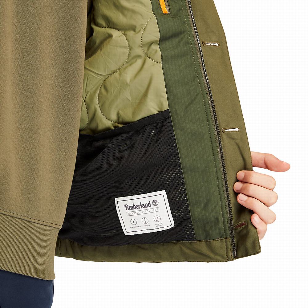 Timberland Mount Kelsey N1 Deck Ceket Erkek Koyu Yeşil | TR-0537J