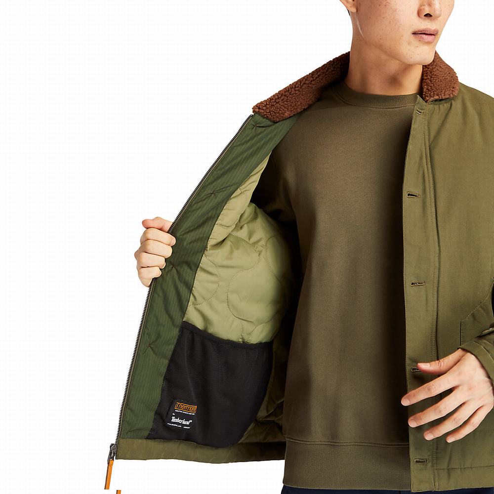 Timberland Mount Kelsey N1 Deck Ceket Erkek Koyu Yeşil | TR-0537J