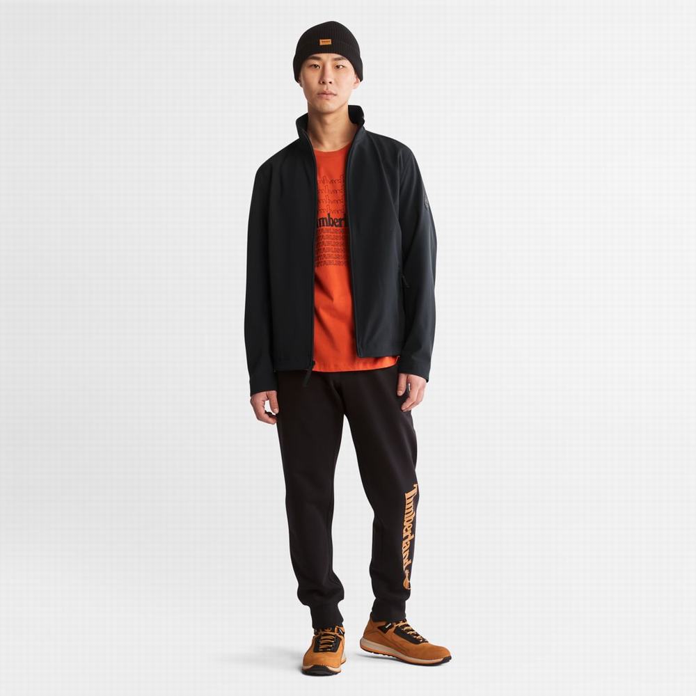 Timberland Mount Waumbeck Fleece-Astar Softshell Polar Ceketler Erkek Siyah | TR-1648G