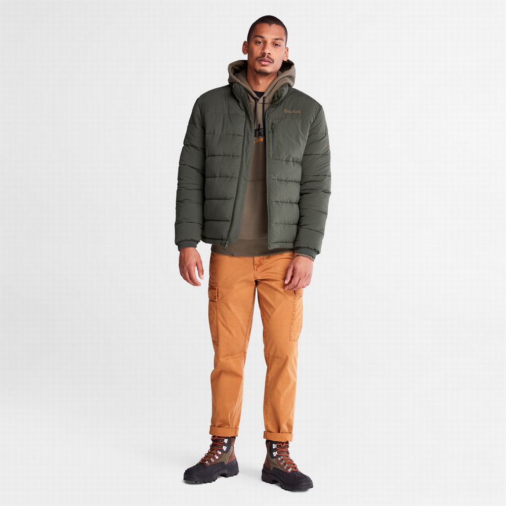 Timberland Mount Weeks Warm Kapitone Ceket Erkek Koyu Yeşil | TR-9265C