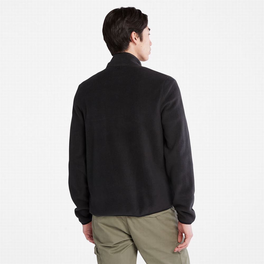Timberland Mount Willard Zip Fleece Ceket Erkek Siyah | TR-4592H