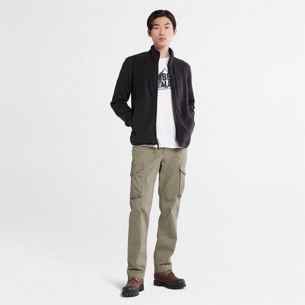 Timberland Mount Willard Zip Fleece Ceket Erkek Siyah | TR-4592H