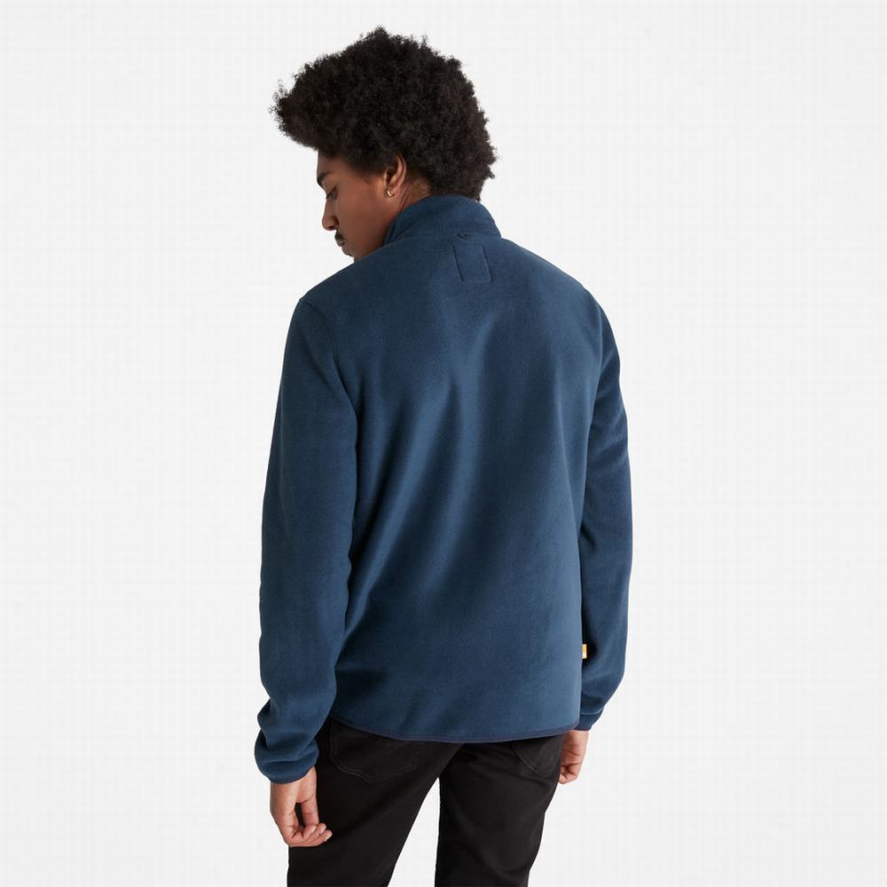 Timberland Mount Willard Zip Fleece Ceket Erkek Lacivert | TR-9523G
