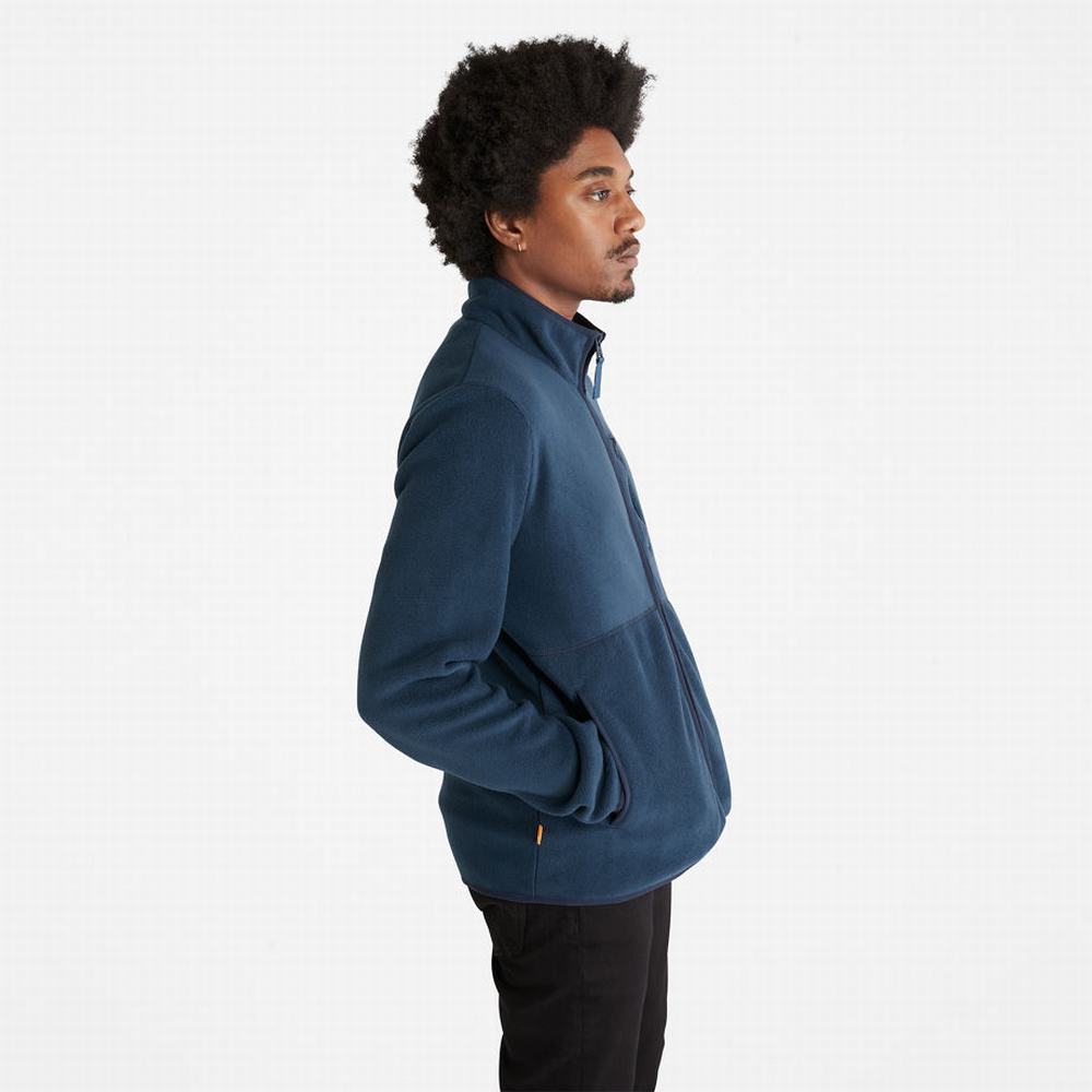 Timberland Mount Willard Zip Fleece Ceket Erkek Lacivert | TR-9523G