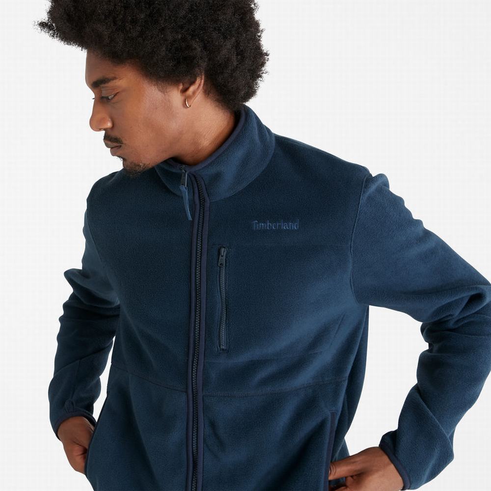 Timberland Mount Willard Zip Fleece Ceket Erkek Lacivert | TR-9523G