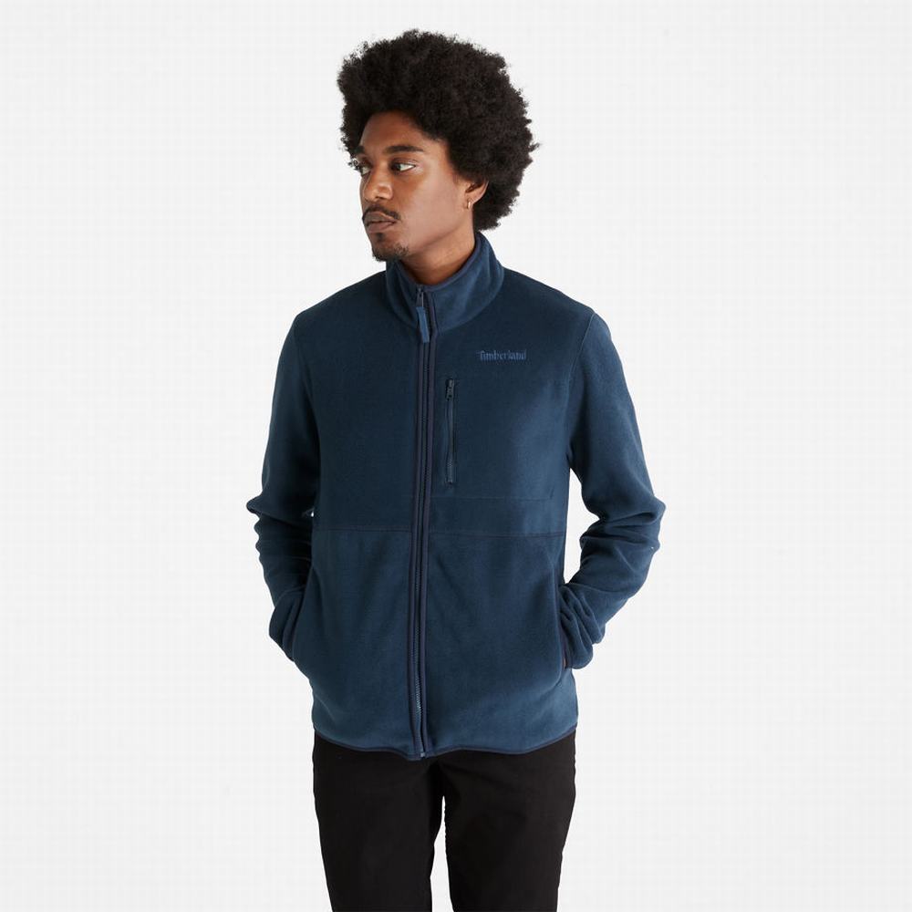 Timberland Mount Willard Zip Fleece Ceket Erkek Lacivert | TR-9523G