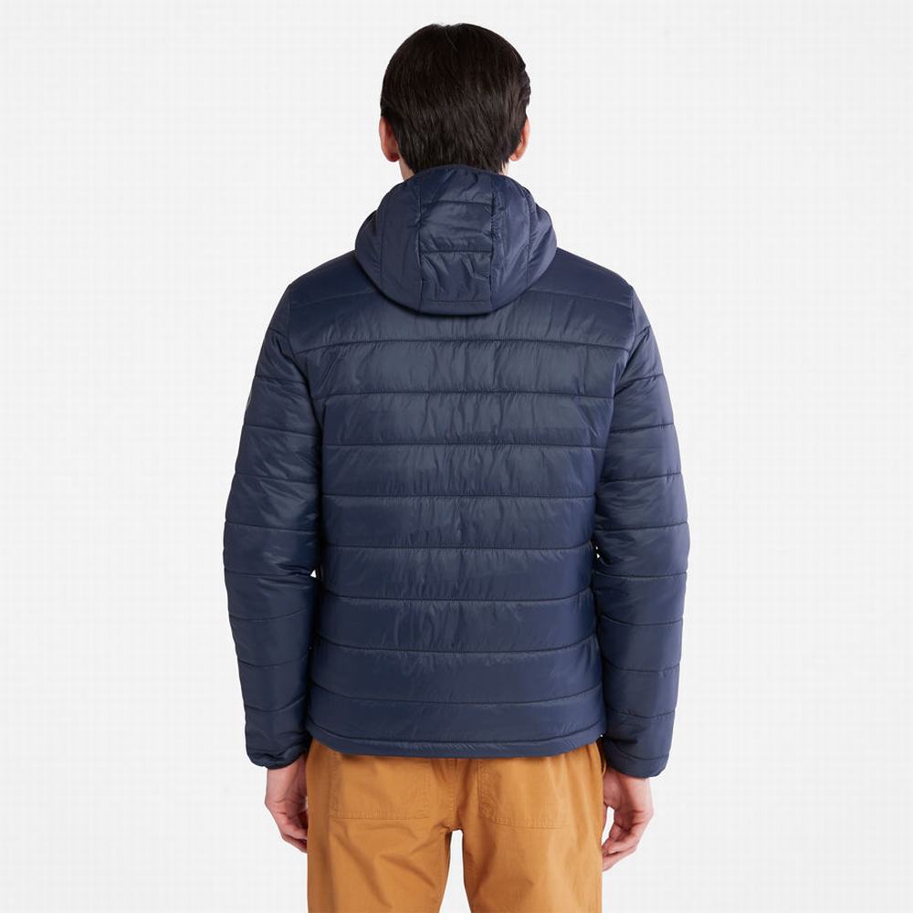 Timberland Mt. Eastman Kapitone Kukuletalı Ceket Erkek Koyu Mavi | TR-6948K