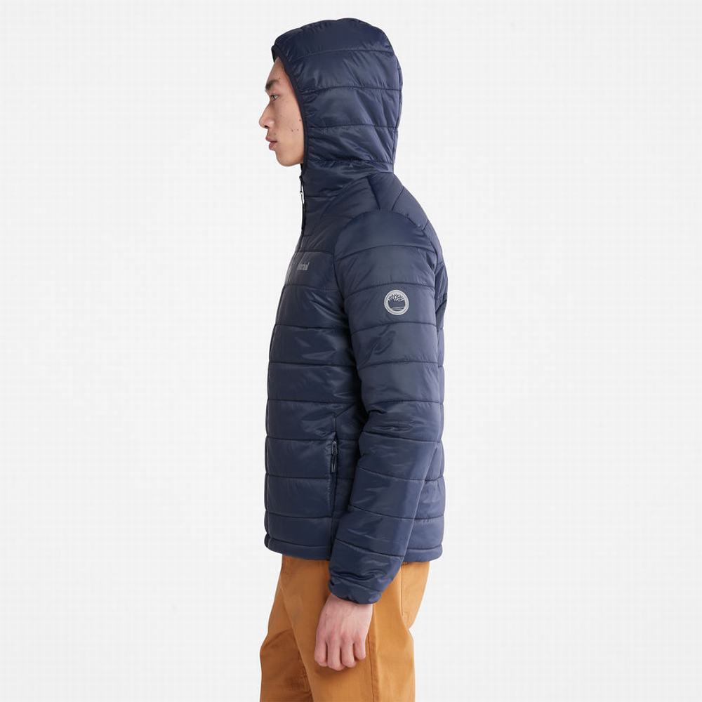 Timberland Mt. Eastman Kapitone Kukuletalı Ceket Erkek Koyu Mavi | TR-6948K