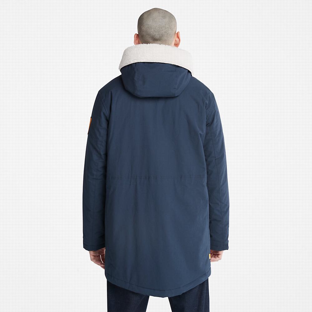 Timberland Mt. Kelsey Fishtail Parka Ceketler Erkek Lacivert | TR-0691W