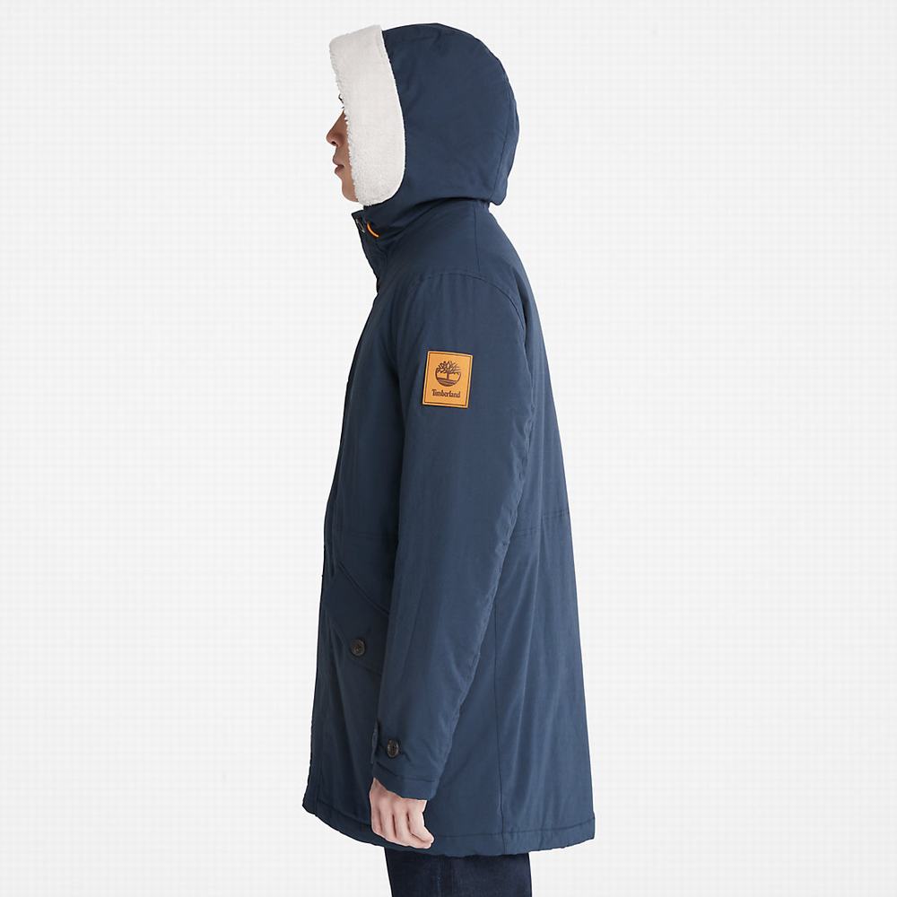 Timberland Mt. Kelsey Fishtail Parka Ceketler Erkek Lacivert | TR-0691W