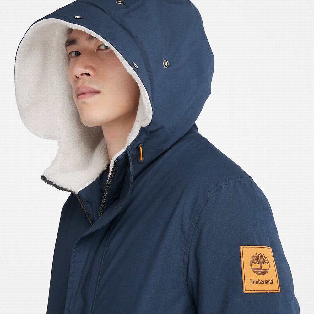Timberland Mt. Kelsey Fishtail Parka Ceketler Erkek Lacivert | TR-0691W