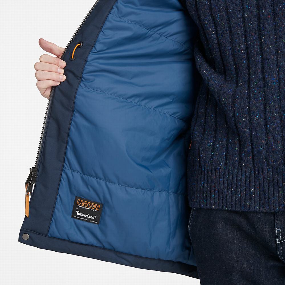 Timberland Mt. Kelsey Fishtail Parka Ceketler Erkek Lacivert | TR-0691W