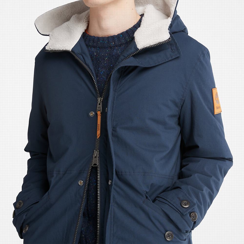 Timberland Mt. Kelsey Fishtail Parka Ceketler Erkek Lacivert | TR-0691W