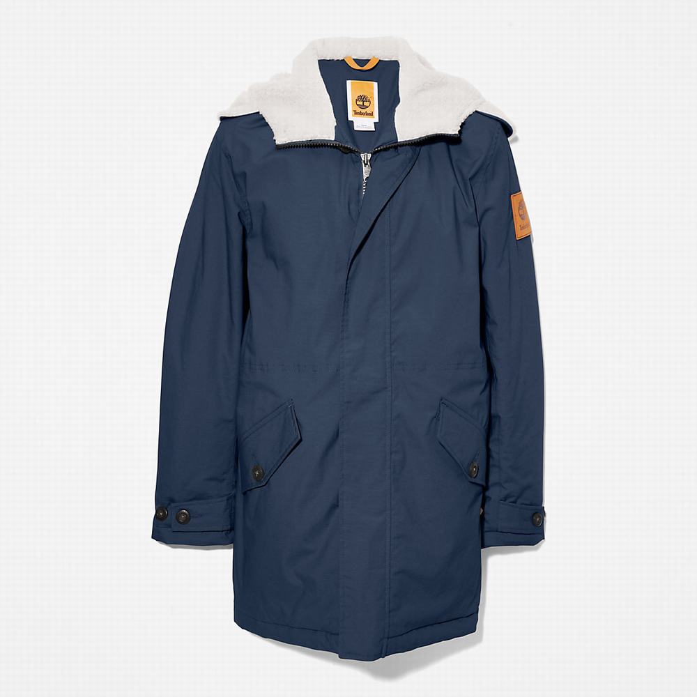 Timberland Mt. Kelsey Fishtail Parka Ceketler Erkek Lacivert | TR-0691W