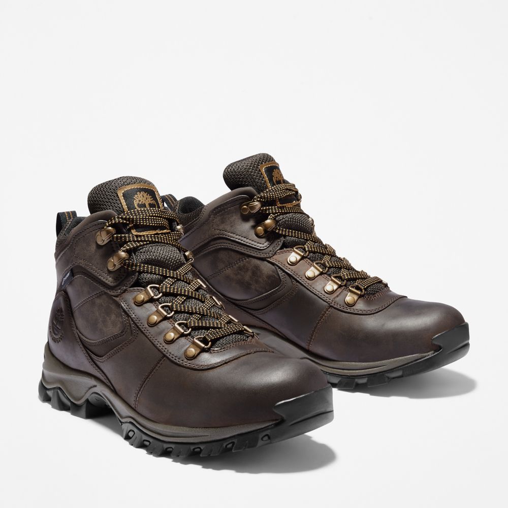 Timberland Mt. Maddsen Waterproof Yürüyüş Botu Erkek Koyu Kahverengi | TR-1973Y