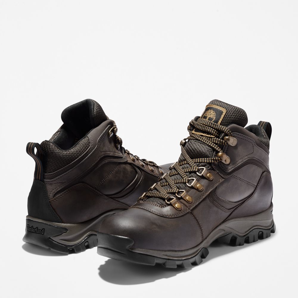 Timberland Mt. Maddsen Waterproof Yürüyüş Botu Erkek Koyu Kahverengi | TR-1973Y