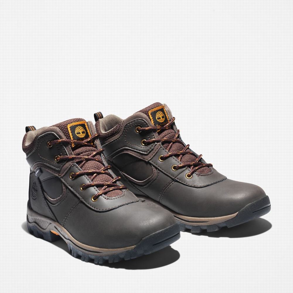 Timberland Mt. Maddsen Waterproof Yürüyüş Botu Çocuk Koyu Kahverengi | TR-2190B