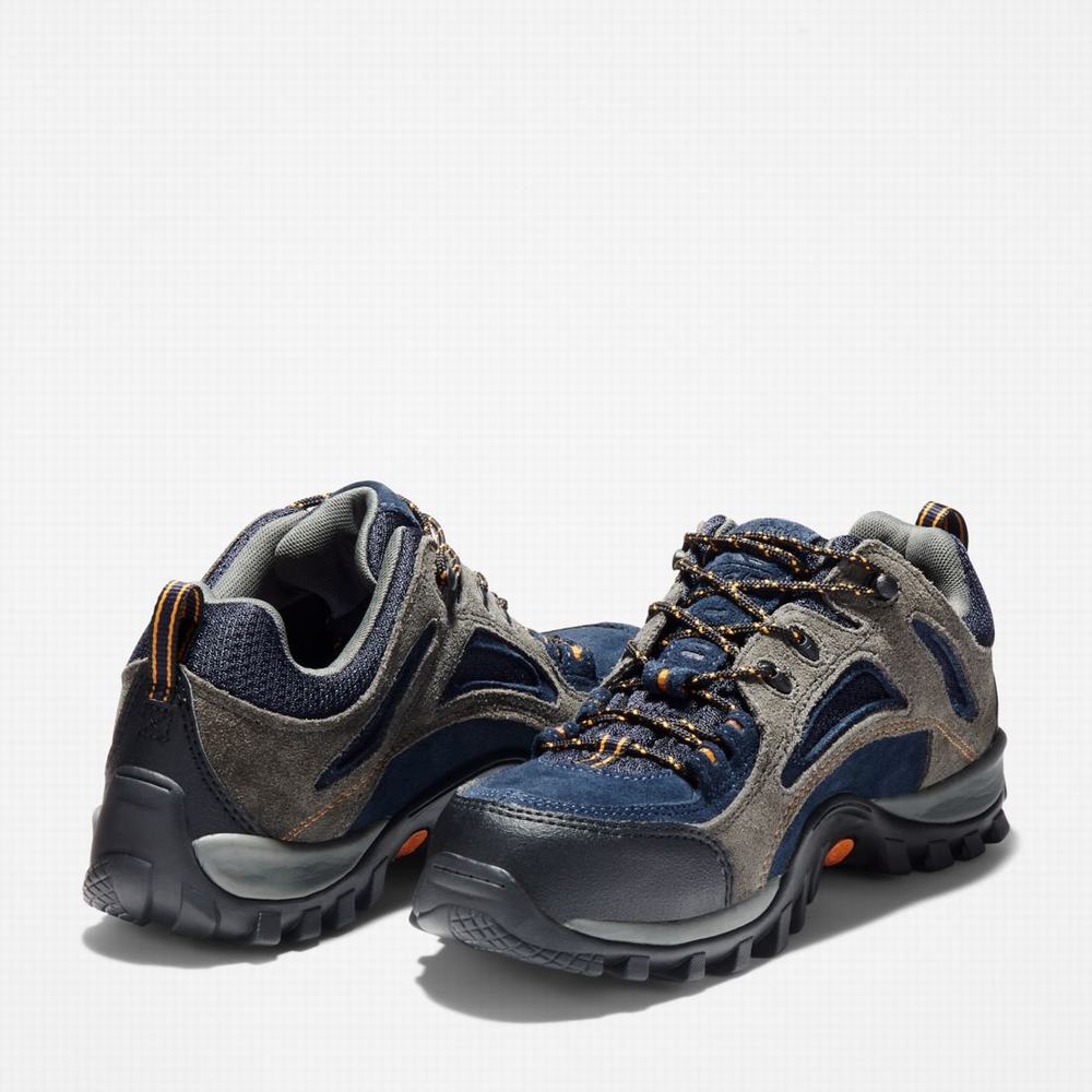 Timberland Mudsill Steel Burunlu İş Ayakkabısı Erkek Gri Mavi | TR-8327H
