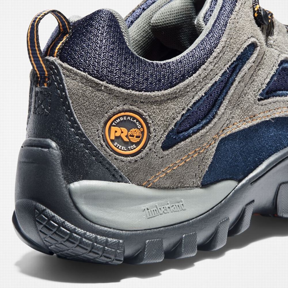 Timberland Mudsill Steel Burunlu İş Ayakkabısı Erkek Gri Mavi | TR-8327H