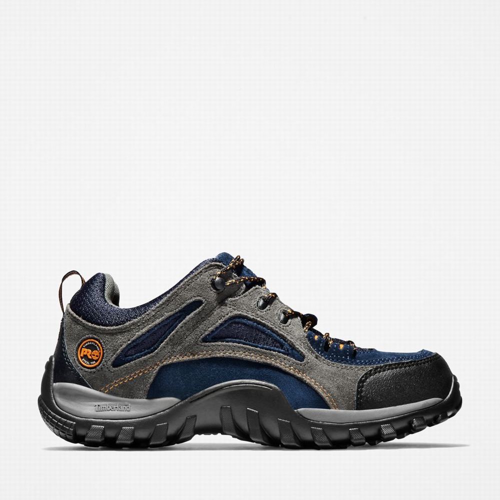 Timberland Mudsill Steel Burunlu İş Ayakkabısı Erkek Gri Mavi | TR-8327H