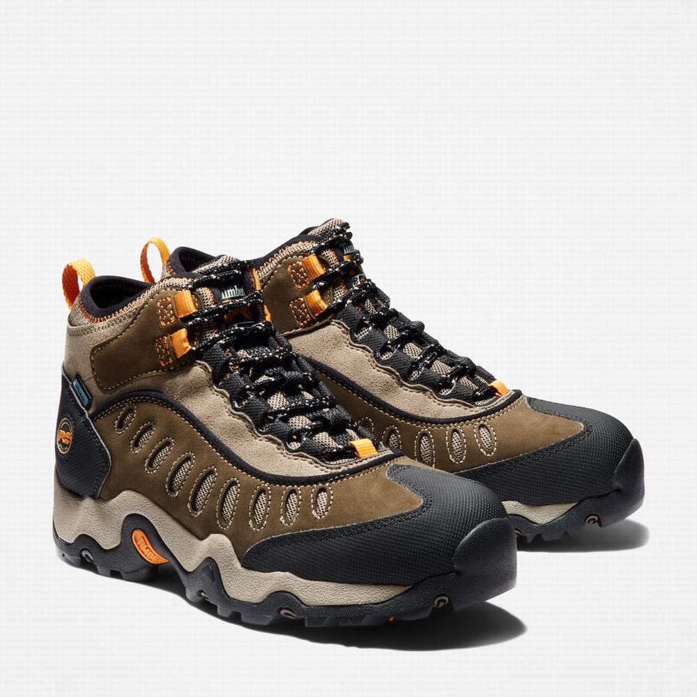 Timberland Mudslinger Steel Burunlu Waterproof Iş Botu Erkek Kahverengi | TR-7836X