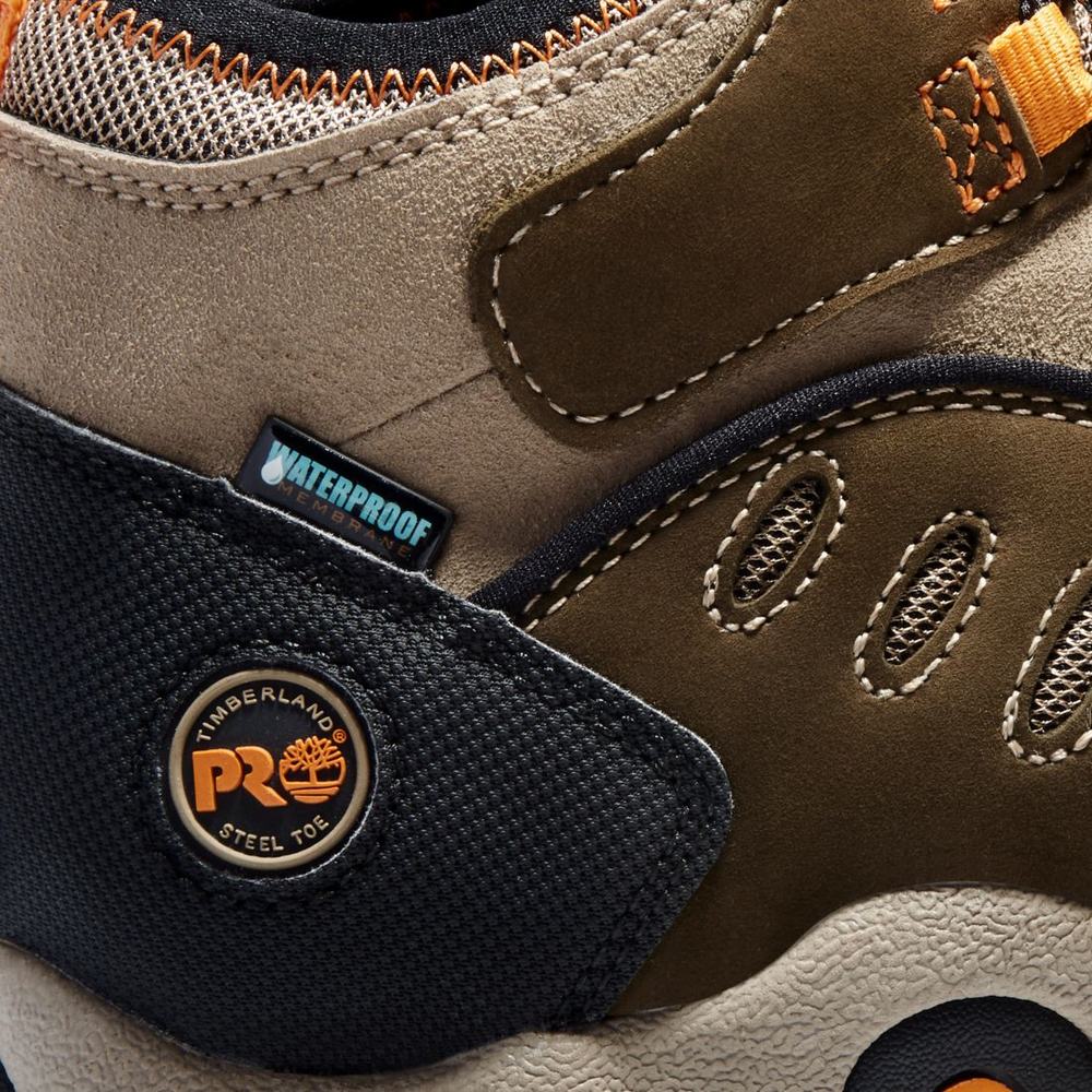 Timberland Mudslinger Steel Burunlu Waterproof Iş Botu Erkek Kahverengi | TR-7836X