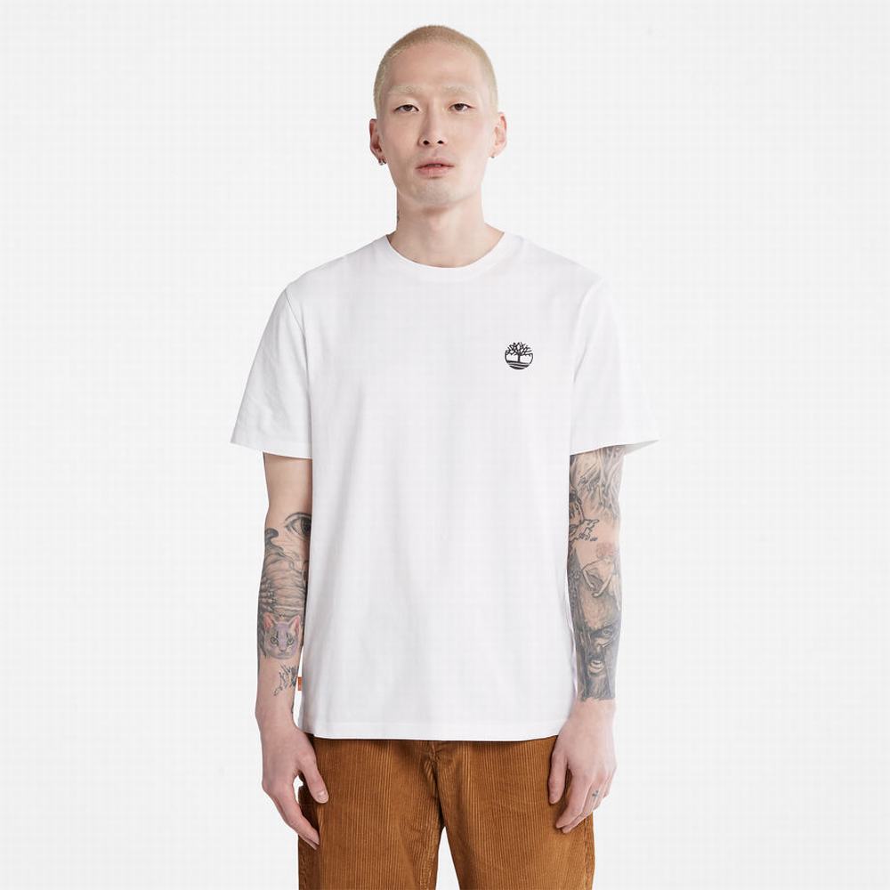 Timberland Multi-logo Tişört Erkek Beyaz | TR-7024P