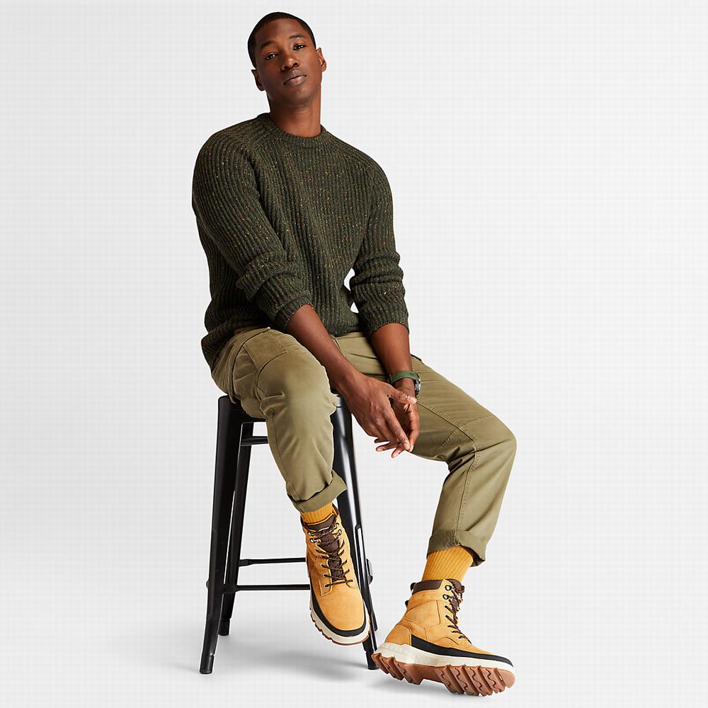 Timberland Naps Yarn Kazak Erkek Koyu Yeşil | TR-5349X