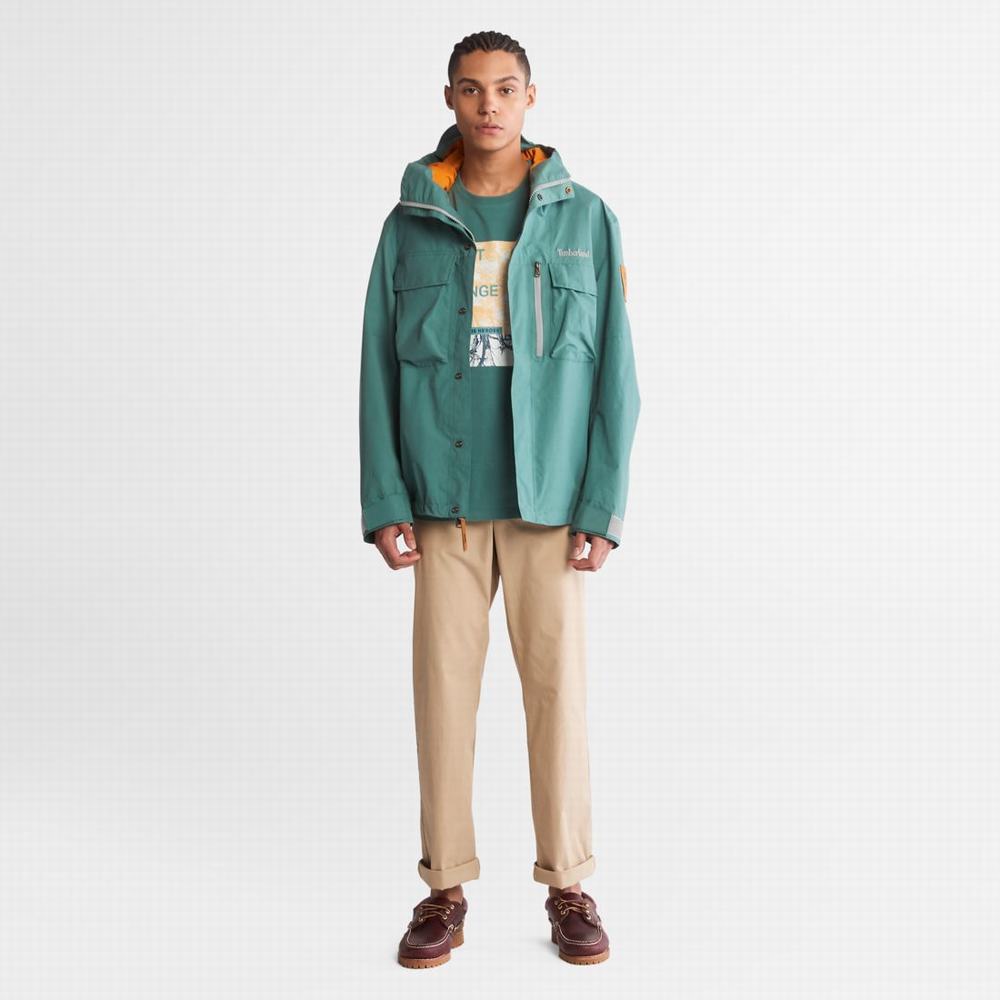 Timberland Nature Needs Heroes™ Front-Graphic Tişört Erkek Koyu Yeşil | TR-0216L