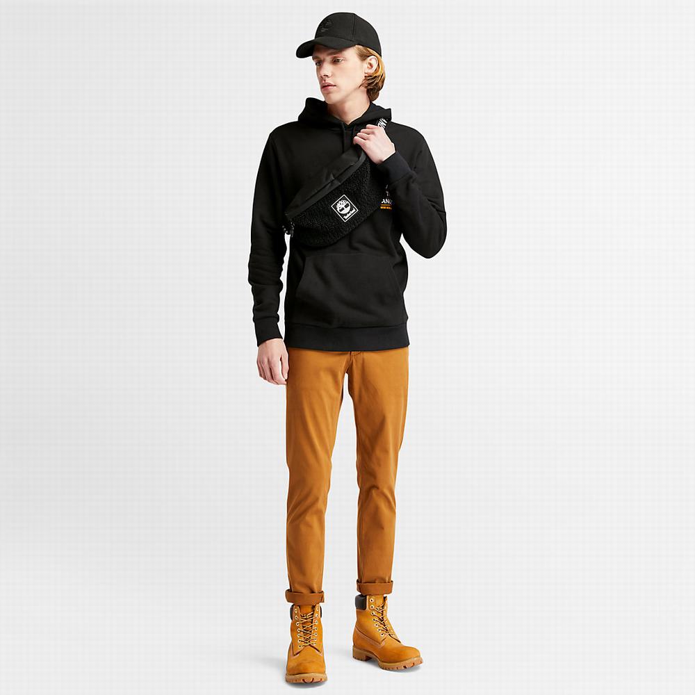 Timberland Nature Needs Heroes™ Graphic Kapüşonlu Sweatshirt Erkek Siyah | TR-1658Z