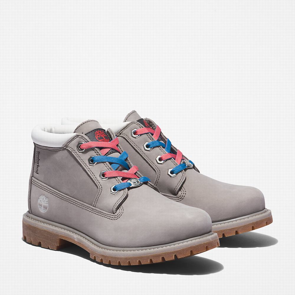 Timberland Nellie Warm Chukka Bot Kadın Gri | TR-4635F