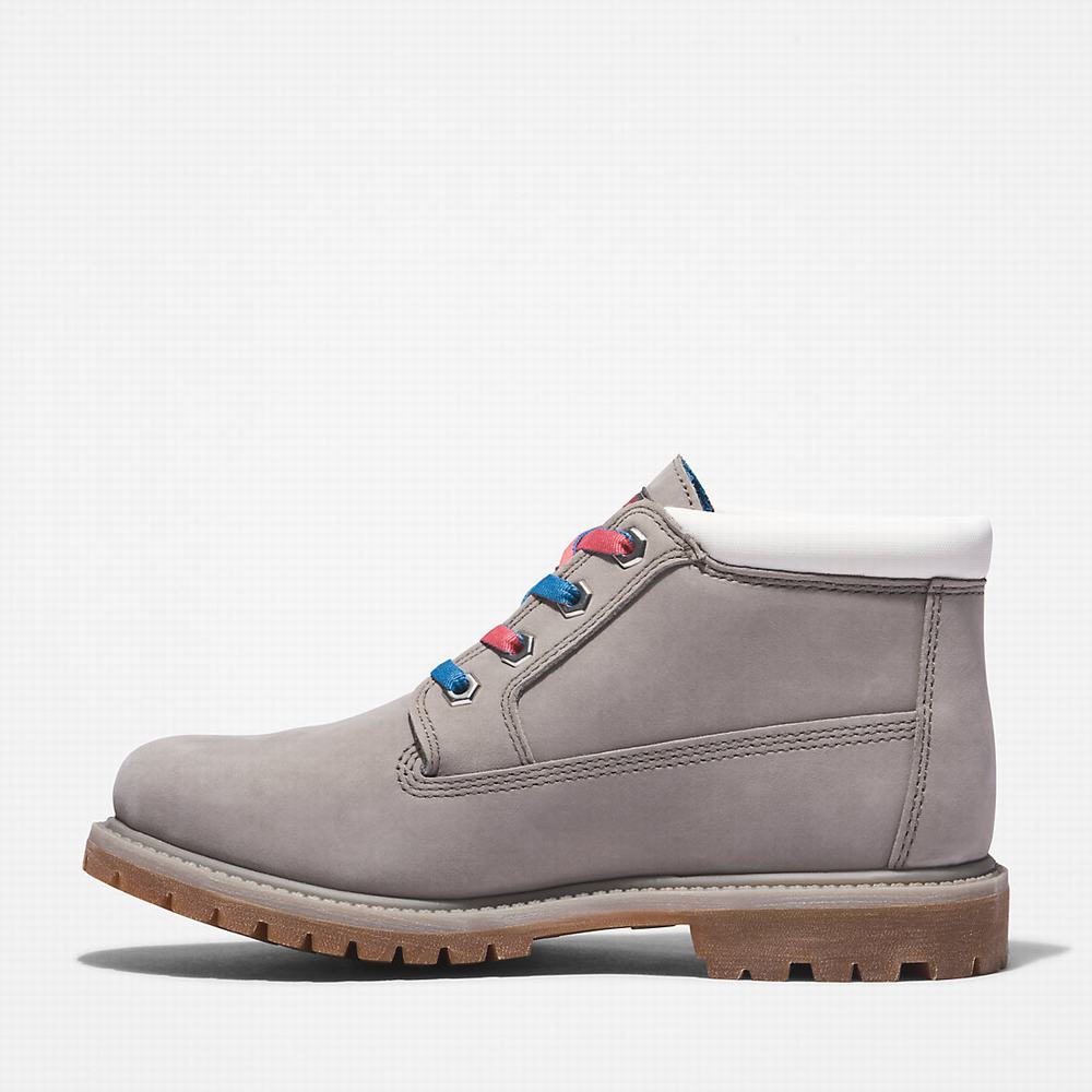 Timberland Nellie Warm Chukka Bot Kadın Gri | TR-4635F