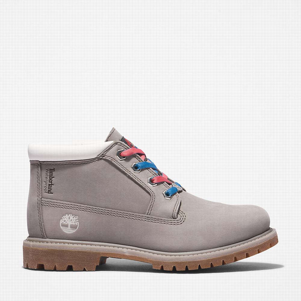 Timberland Nellie Warm Chukka Bot Kadın Gri | TR-4635F